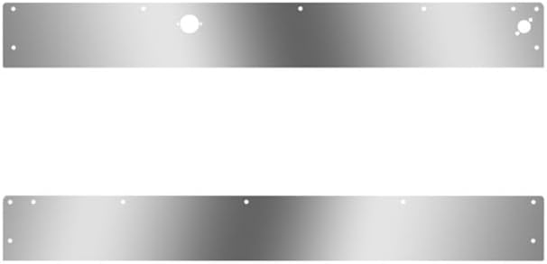 Technical Precision Replacement For KENWORTH T800 YEAR 2022 SS Blank Day Cab Panel W Block Heater Plug Driver Side Step Light Holes