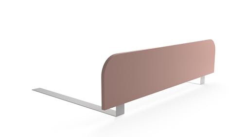 regalik Barandilla de Cama Infantil 90x20 cm – Rosa – Protección anticaídas Estable sin taladrar – Barandilla de Cama de Laminado – Fácil instalación Debajo del colchón