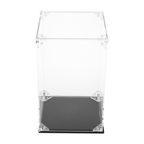 Vitrine antipoussière pour figurine et modèle réduit en plexiglas de 15x15x25 cm