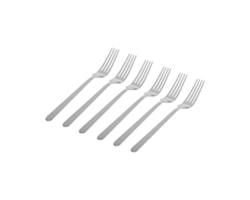 Godinger Flatware Salad Forks, 18/0 Stainless Steel, Set of 6