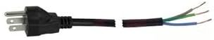 VOLEX 17422 Power Cord, NEMA5-15P, 12FT, 13A, Black
