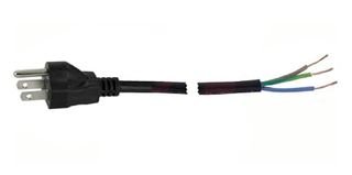 Volex Power Cord, Nema5-15P, 79In, 10A, Black - 17512 10 B1