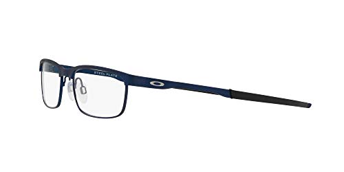 Image of Oakley mens Ox3222 Steel Plate Rectangular Prescription Eyewear Frames
