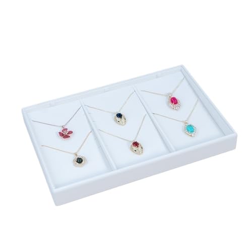 Porte bijoux présentoir pour colliers, bagues et bracelets en métal et bois stable