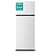 Hisense RT267D4AWF - Frigorífico Dos Puertas, Capacidad 205 L Neto, Cíclico, Alto 143 cm, Tirador Integrado, Puertas Reversibles, Congelador 4 Estrellas, Silencioso 40 dBA, Color Blanco