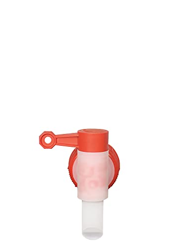 Sonett 5L / 10L 50g Drain Tap, Rot/Weiß