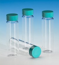 - CHEMGLA - Vials- 17 x 60 Clear- 8mL Capacity- 15-425 Threa d w/ Solid Teflon Caps- Sold In A LAB-PAC of 144, EA1