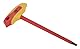 Isolierter T-Griff, 3 mm, VDE: elektrische Isolierung, ergonomischer Griff, Einsatz bei elektrischen Arbeiten und Wartung.