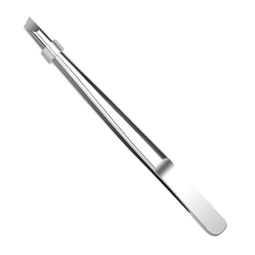 Pinzas Para Cejas | Cortapelos para cejas de acero inoxidable | Pinzas para el facial de precisión | Para el hogar, viajes, vacaciones, dormitorio universitario, apartamento, salón, barbería