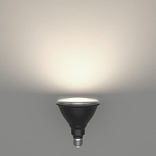 ledscom.de E27 LED Bulb, PAR38 Short Neck, White (4200 K), 16.1 W, 1379lm, 45°, Reflector Mirror (Silver) - Image 3
