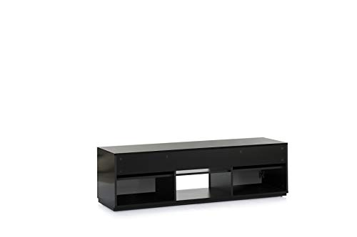 Sonorous Trd-150 Modern Wood Tv Stand For Sizes Up To 65" (Black/White) #TOP6