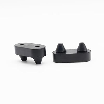 Hood Latche To Fender Bumpers Stop Compatible With 1987-1995 Jeep Wrangler YJ, 1997-2006 Wrangler TJ (2004-2006 Wragler Unlimited TJ).