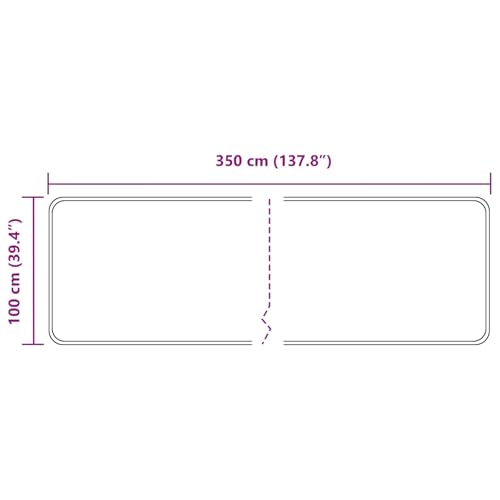 Tapis de couloir moderne antidérapant en velours doux gris