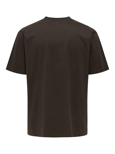 Only & Sons Herren Onsfred Life RLX Ss Tee Noos, Mulch, L – Ansicht 4