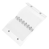 Transparente et robuste : fabriquée en PVC résistant, cette couverture transparente en PVC souple protège les documents de la poussière et, tandis que la couverture transparente du planificateur révèle le contenu en un coup d'œil pour plus d'efficacité, reliure en PVC souple à fermeture à pression, couverture souple en PVC A7