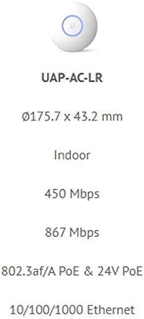 Ubiquiti Unifi Ap-AC Long Range - Wireless Access Point - 802.11 B/A/G/n/AC (UAP-AC-LR-US) (Renovado) miniatura 5