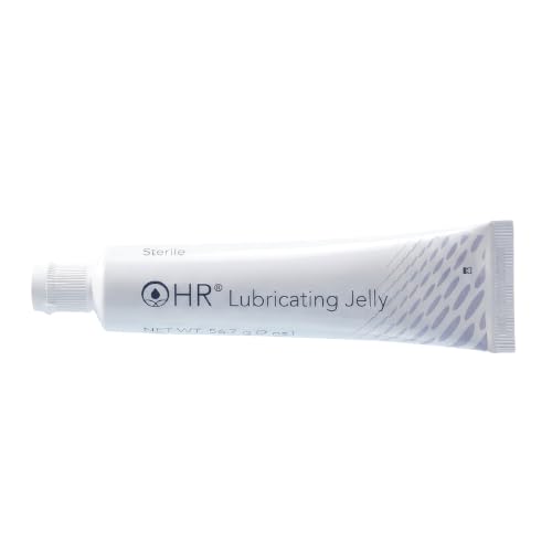 Image of HR Lubricating Jelly, Sterile, Medical & Home Use, 2 oz Tube | Water-Soluble | Non-Greasy | Non-Staining | Latex-Free | Clear & Odorless | for Catheter, Exam, Thermometer & Instruments