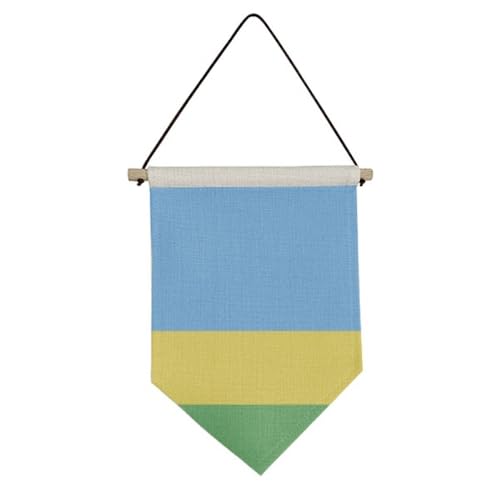 Bandera de Ruanda textil en lona resistente de alta definición