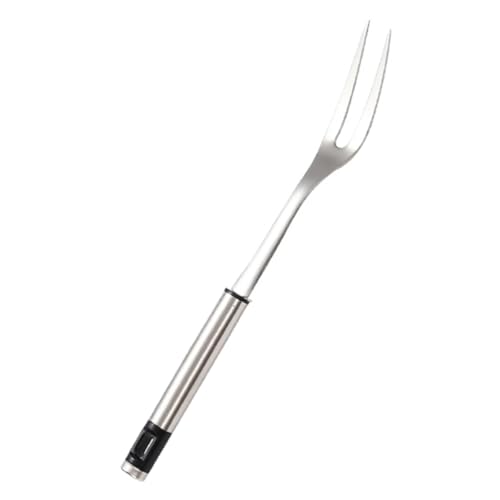 VICASKY Edelstahl Grillgabel Für Fleisch Geschmacksneutrale Langlebige Bbq-gabel Lange...