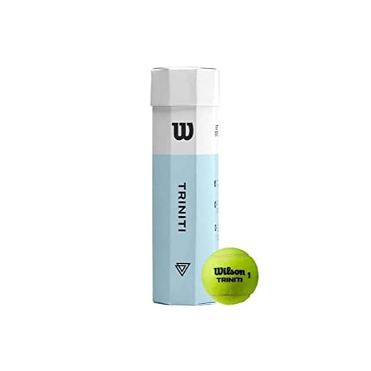 WILSON Bolas de tênis Triniti – lata única (3 bolas)