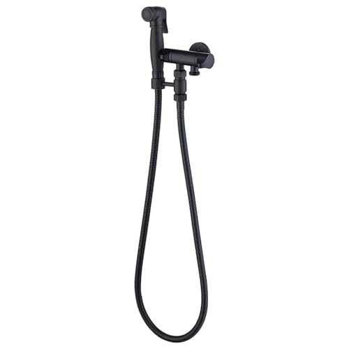 Ducha bidet para WC de latón robusto con grifo de control dual montado en la pared 2
