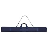 51 Zoll (130 cm) Lange Billard Queue Tragetasche (3/4 Zoll) mit für 2 Ruten, wasserdichte Profi Abdeckung, Dunkelblau