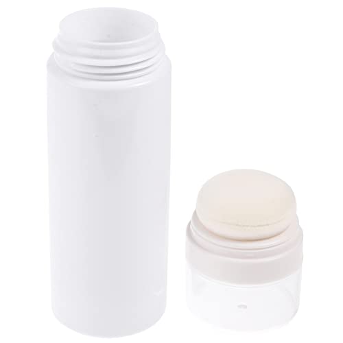 minkissy Small Powder Storage Puff Bottle for Talcum Powder Box Easy Apply Portable Color