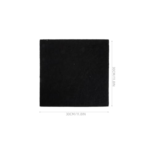 6 Piezas Paneles de Fibra de Poliéster Negro Absorbentes de Sonido para Tratamiento Acústico y Aislamiento de Pared miniatura 2