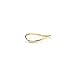 Floreo 10k Yellow Gold 1.5mm Curved Thumb Ring Size 8
