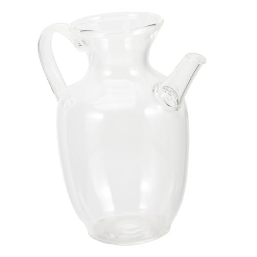 Gadpiparty Contenitore in Vetro Trasparente per Acqua Fredda e Latte Resistente al Freddo Portatile e Leggero Caraffa Multiuso per Casa e Ufficio per Succo Tè e Bevande Raffreddate