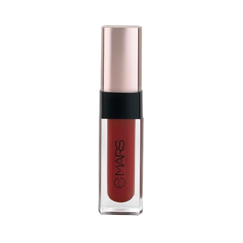 Image of Liquid Lipstick, Red, Matte Finish, Hydrating, Transfer-Proof, Smudge-Proof, Upto 12Hr Stay, Lightweight Mousse Formula, Doe Foot Applicator (LL20) (Muse - 08)
