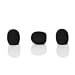YPA MMW2 BLACK Foam Windshields 11MM FOR Headset Lapel Microphones