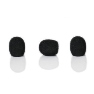 YPA MMW2 Black Foam Windshields 11MM for Headset Lapel Microphones