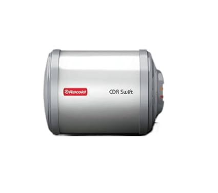 Racold CDR Swift 6ltr Horizontal BEE 4 Star Storage Water Heater(Geyser) with Free Standard Installation & pipes || Rust Proof Body||