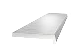 empasa Fensterbank 'INNEN' Innenfensterbank Fensterbrett Kunststoff Ausladung 150 mm in verschiedenen Längen und Farben mit Endstück