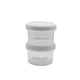 ウィルマックス(Wilmax) エンバランス(EMBALANCE) ラウンドコンテナ (丸型) XS 130ml ホワイト 2個セット T12210