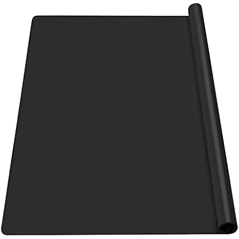 Gartful Extra Large Silicone Mat for Craft, 25.2" x 17.7" Silicone Craft Sheet Jewelry Casting Mold, Countertop Mat, Nonskid Counter Table Protector, Multipurpose Mat, Placemat, Black Cover