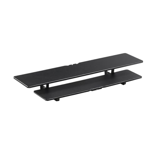 Support de moniteur double couche ergonomique pour rehausser deux écrans
