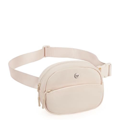 Sac banane WESTBRONCO beige mains libres avec ceinture réglable pour homme femme