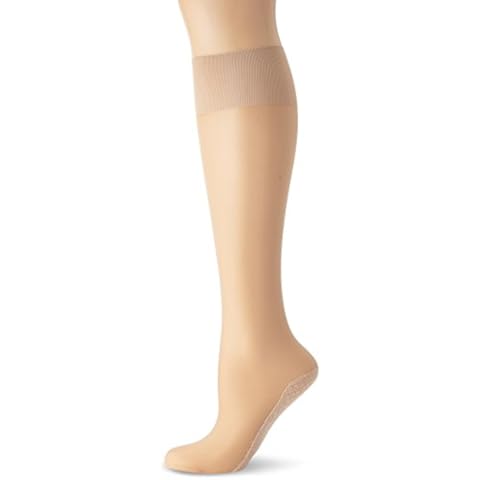 Elbeo Women's 902629 Knee-High Socks, 20 DEN, Beige (Sissi 3250), 6/8 Cover