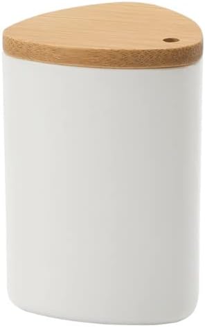 Wood Toothpicks Holder Small Bottles for Cotton Wheels Cotton Buds Case Mini Storage Jar Organizer Home Decor