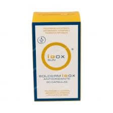 Suplemento Oral Ioox Solderm Antioxidante – Pack de 2 Unidades (120 Cápsulas en Total), Formato Ahorro, Complejo Nutricional con Extracto de Polypodium leucotomos para la Protección Celular y Cutánea
