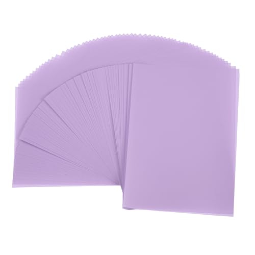 Papel de vitela PATIKIL morado de 80 hojas para solucionar problemas de calco