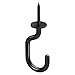 National Hardware N275-523 Modern Ceiling Hook, 3-11/32", Black