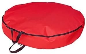 SIMPLE LIVING SOLUTIONS LLC 182105-S 30" Red Wreath Storage Bag