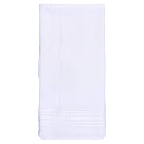 Imperial Men's Handkerchiefs, Extra Soft Banboo, Eco Friendly, White, Hankie, Pack Of 13 #TOP17