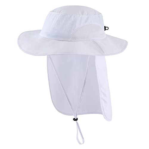 Chapeau de soleil anti coup de soleil avec grand bord et protège nuque