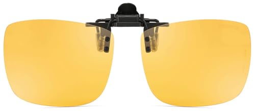 Polarized Clip-on Flip Up Rimless Sunglasses