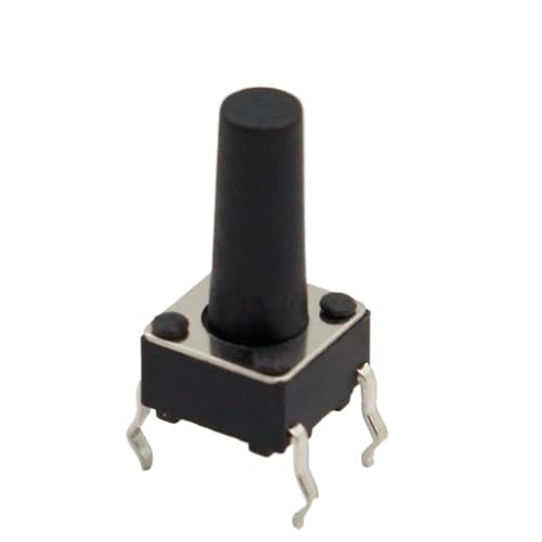 Tactile micro switch 6x6x12mm bouton poussoir 4 pin dip composant électronique cuivre