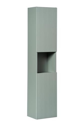 Colonne De Salle De Bain - H 140 X L 30 X P 25 Cm - Vert Roseau